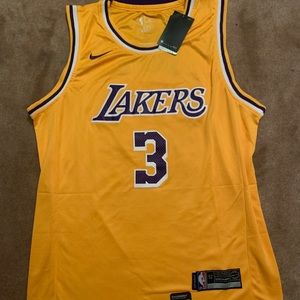 Lakers Anthony Davis Stitched Mens Jersey
